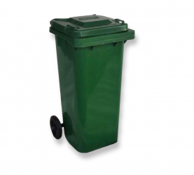 Бак для мусора (пластик., 120л) зеленый в Калининграде